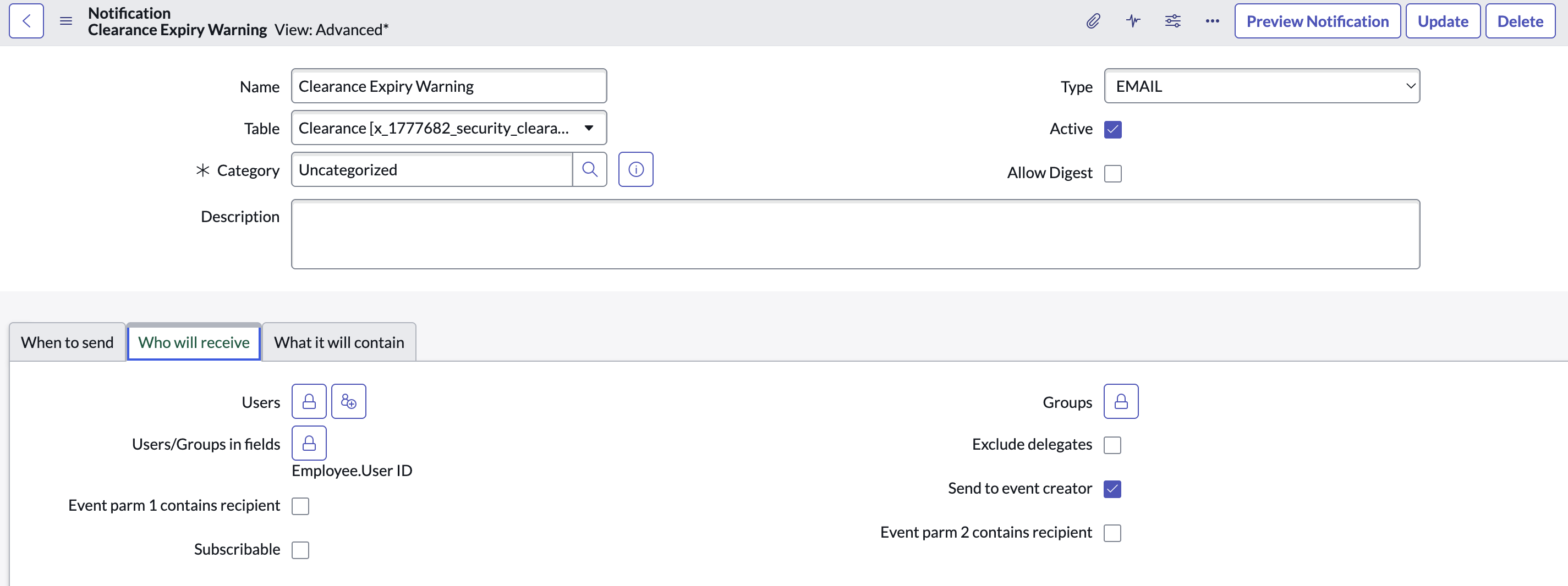 Email notification part 2